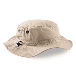 Cargo bucket hat beige met UPF50+ bescherming – 61 cm