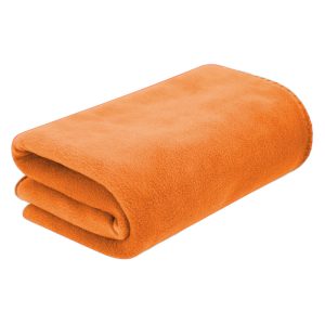 Polar fleece blanket 150 x 120 cm orange