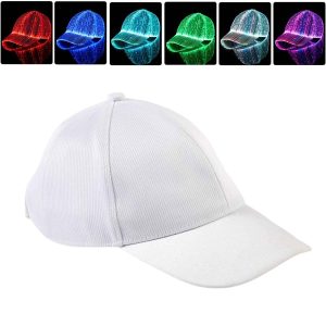 Glowing Cap – Baseball Cap – White