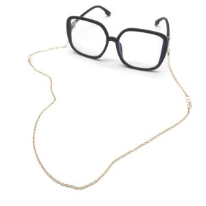 Brillenkordel Perlen gold