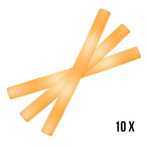 LED Schaumstäbe Orange – 10 Stück