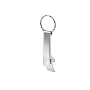 Bottle Opener Keychain Silver