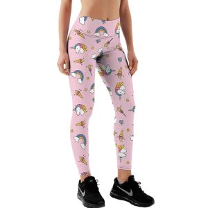 Yucka festival legging met unicorn print