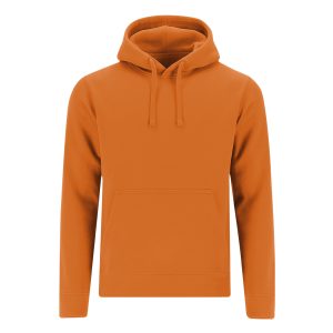 Unisex oranje hoodie met kangoeroezak – 280 g/m²