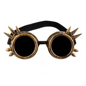 Steampunk bril koper