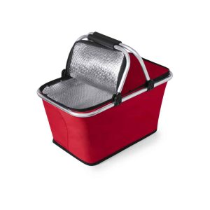 Opvouwbare thermische picknickmand – Koeltas – rood