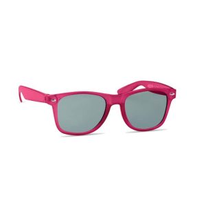 Sonnenbrille RPET transparent rosa
