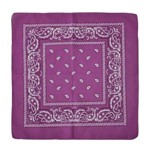 Boeren zakdoek paars