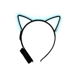LED Headband Cat Ears White