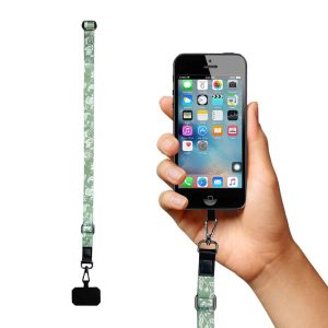 Yucka Handyband universal – Paisley grün