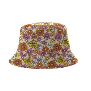 Yucka wendbarer Anglerhut mit Blumenmuster – 58 cm