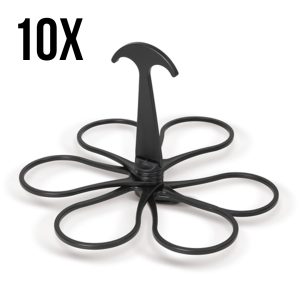 The Original Cupkeeper black 18-33cl – 10 pieces