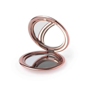 Zakspiegel metallic roze 6,4 cm