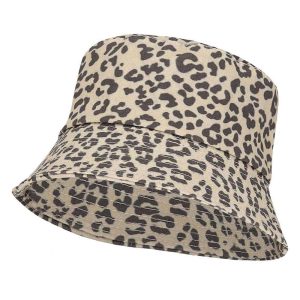 Sarlini Bucket Hat Leopardmuster Braun
