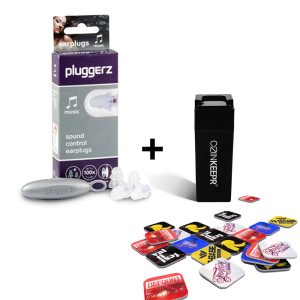 Pluggerz Music festival oordopjes + Coinkeepr munthouder