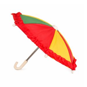 Mini umbrella 30 cm – Red/yellow/green umbrella
