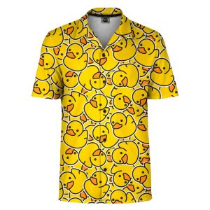 Hawaiian blouse with rubber duckies