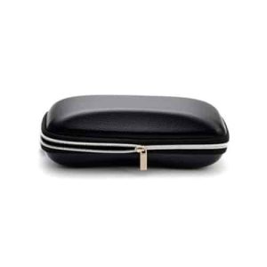 Brillenetui mit Reißverschluss – Schwarz