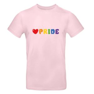 Pride T-shirt Love Pride – Roze