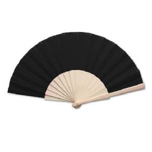 Wooden hand fan | black