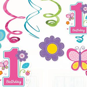 Drehgirlanden 1 Jahr Mädchen