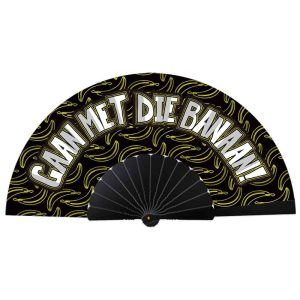 Éventail de festival Deluxe Gaan met die banaan!