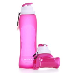 Duradis – Gourde pliable 500 ml rose