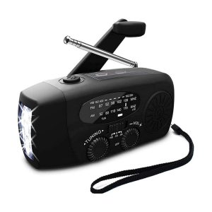 Portable Emergency Radio Black