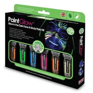 Paintglow | Glow-in-the-Dark-Gesichts- & Körperfarben-Set