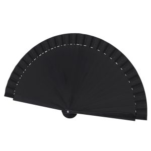 Handfächer PP schwarz