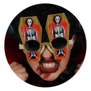 Halloween glasses | coffins