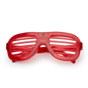 Lunettes à volets LED basiques | rouge