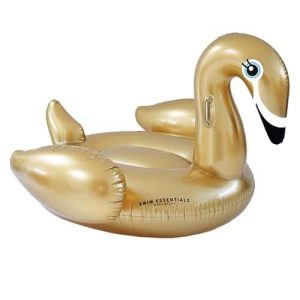 Swim Essentials Luftbett Schwan | Gold