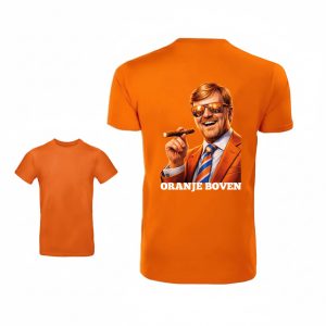 Unisex oranje T-shirt – Oranje Boven