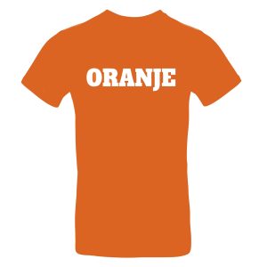 Unisex oranje T-shirt – Oranje