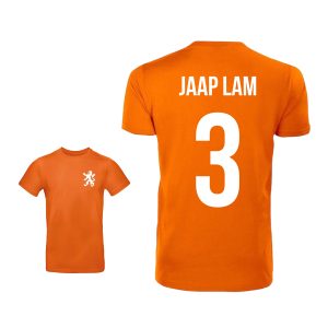 Unisex oranje T-shirt – Jaap Lam
