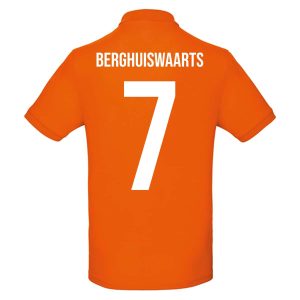 Unisex orange polo – Berghuiswaarts
