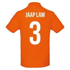 Polo unisexe orange – Jaap Lam