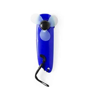 Handheld Fan with LED Flashlight | Blue