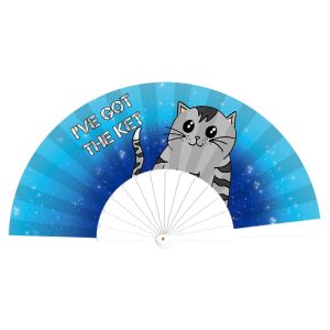 Éventail de festival de luxe J’ai le ket