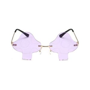 Festival sunglasses mushroom purple