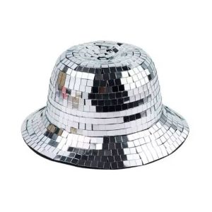 Discobal bucket hat zilver