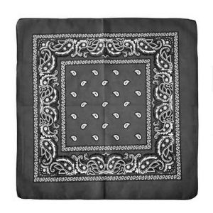 Boeren zakdoek zwart