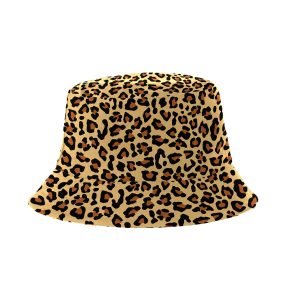 Yucka wendbarer Fischerhut Leopardenmuster braun – 58 cm