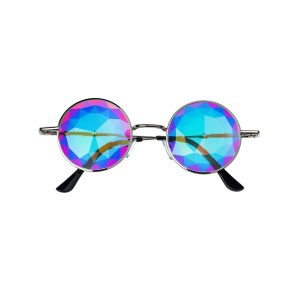 Caleidoscoop bril metaal | squares