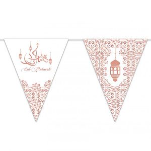 Vlaggenlijn Eid Mubarak – Suikerfeest – Offerfeest 6 meter