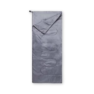 Sleeping Bag RPET/polyester 75 x 190 cm grey