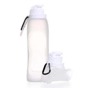 Faltbare Wasserflasche 500 ml transparent