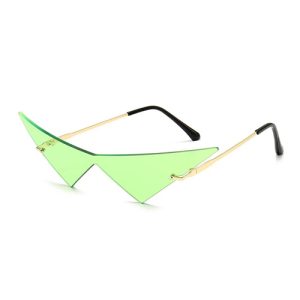 Sunglasses Triangle Green