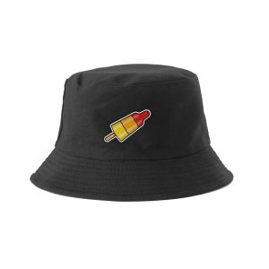 Bob réversible fusée glace noir/orange